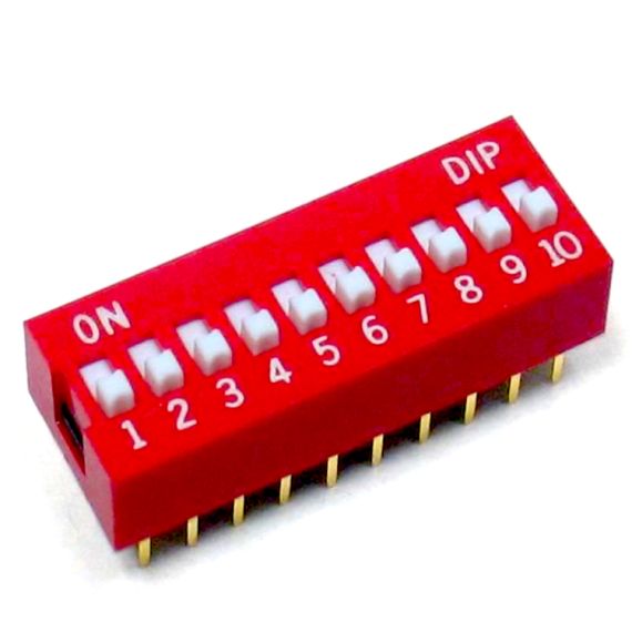 Dip switch 10 vie Dip switch 10 vie